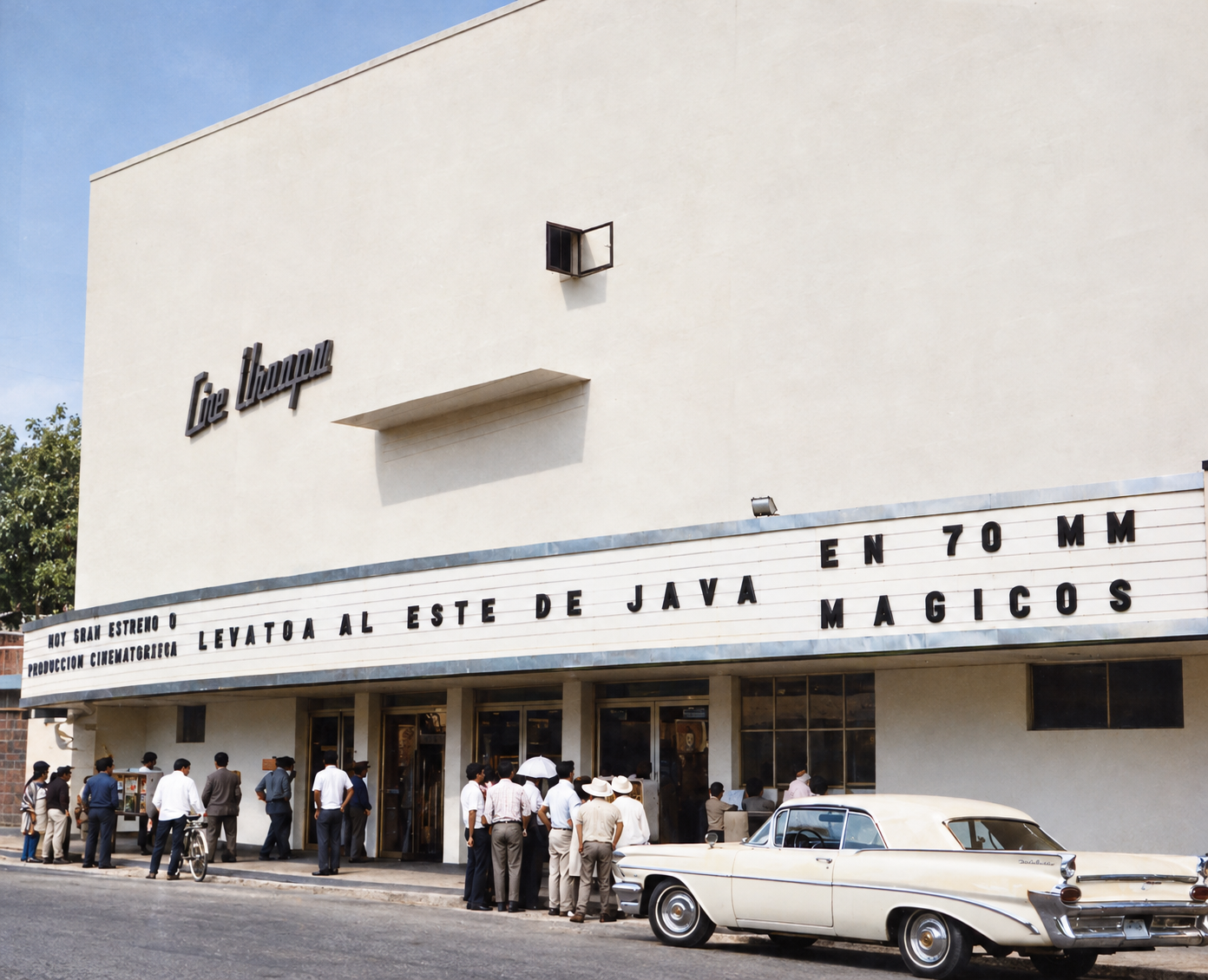 Fachada del Cine Uruapan.