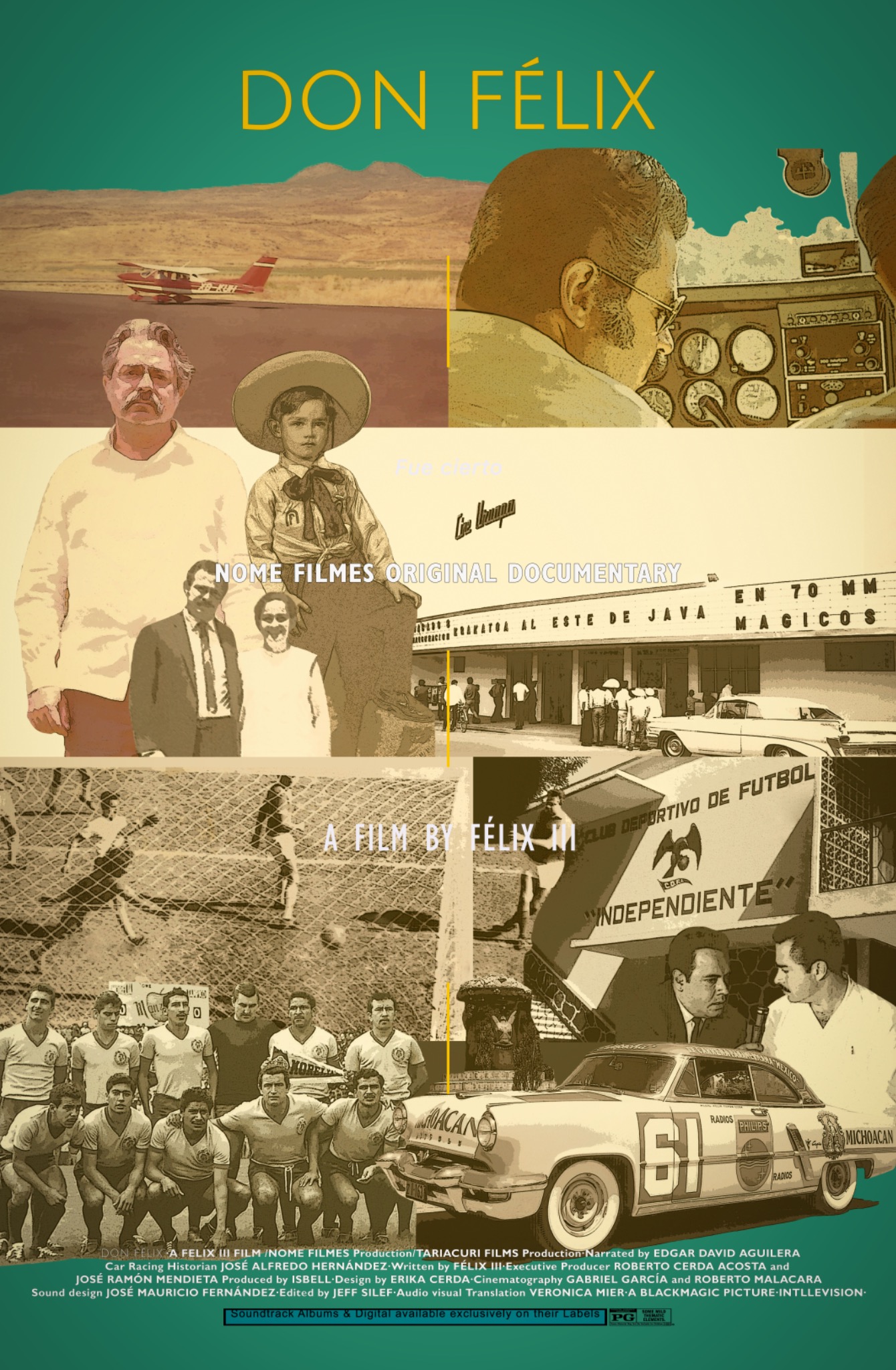 Cartel original del documental Don Félix